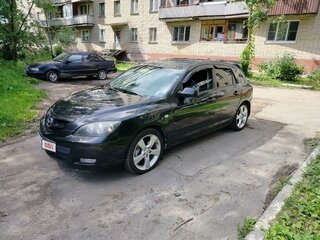 2008 Mazda 3 I (BK) Рестайлинг, чёрный, 350000 рублей, вид 2