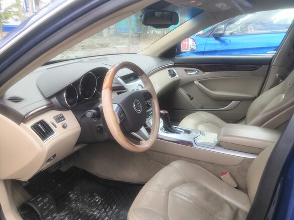 2009 Cadillac CTS II, синий, 1150000 рублей - вид 4