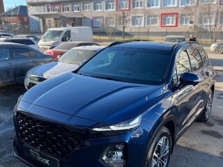 2020 Hyundai Santa Fe IV, синий, 3649000 рублей, вид 2