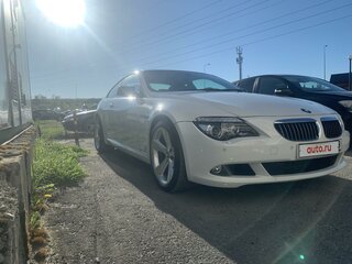 2008 BMW 6 серии 650i II (E63/E64) Рестайлинг, белый, 1900000 рублей, вид 3