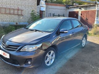 2010 Toyota Corolla X (E140, E150) Рестайлинг, серый, 1260000 рублей, вид 1