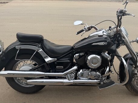 2002 Yamaha XVS400 Drag Star, чёрный, 319000 рублей, вид 3