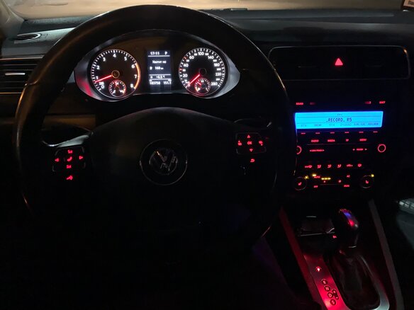 2011 Volkswagen Jetta VI, синий - вид 11