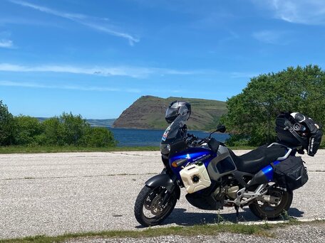 1999 Honda XL1000V Varadero, синий, 430000 рублей, вид 1