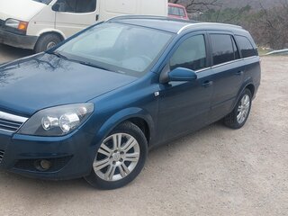 2007 Opel Astra H Рестайлинг, синий, 615000 рублей, вид 2
