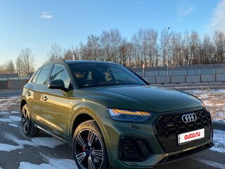 2021 Audi Q5 45 TFSI II (FY) Рестайлинг, зелёный, 4850000 рублей, вид 4