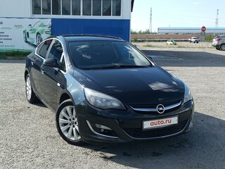 2013 Opel Astra J Рестайлинг, чёрный, 640000 рублей, вид 2