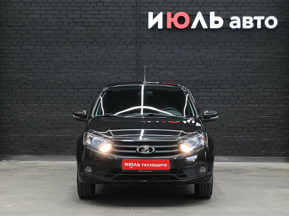 2024 Lada (ВАЗ) Granta I Рестайлинг, чёрный - вид 2
