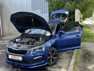 2021 Skoda Rapid II, синий, 1900000 рублей, вид 2