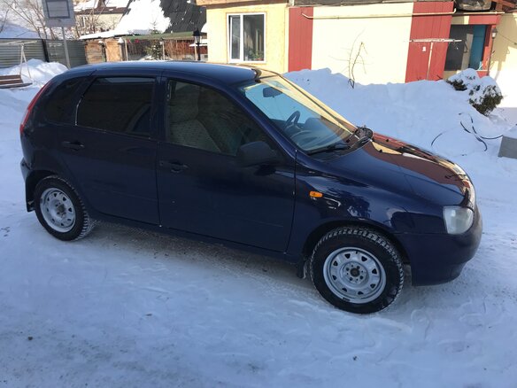 2012 Lada (ВАЗ) Kalina I, синий - вид 3