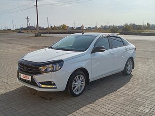2019 Lada (ВАЗ) Vesta I, белый, 1300000 рублей, вид 1