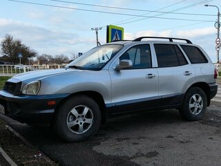 2002 Hyundai Santa Fe I, серебристый, 900000 рублей, вид 2