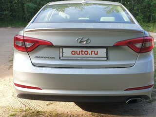 2016 Hyundai Sonata VII (LF), серебристый, 1700000 рублей, вид 4