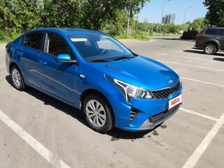 2021 Kia Rio IV Рестайлинг, синий, 1350000 рублей, вид 2