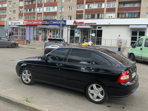 2011 Lada (ВАЗ) Priora I, чёрный, 417000 рублей - вид 11