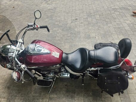 2007 Honda VTX 1300, пурпурный, 650000 рублей, вид 4