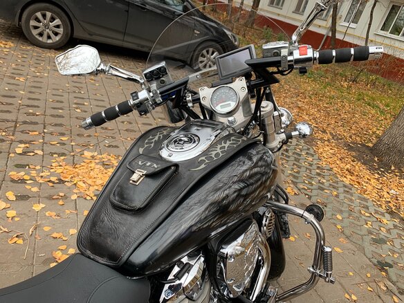 2002 Honda VTX 1800, чёрный - вид 11