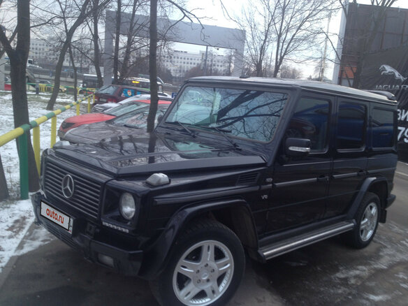 2001 Mercedes-Benz G-Класс 500 II (W463), чёрный