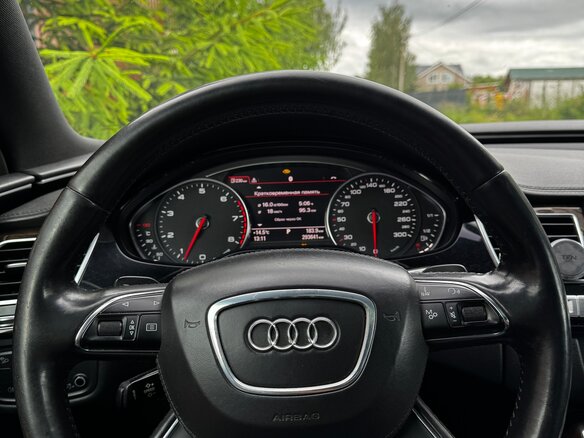 2010 Audi A8 Long III (D4), чёрный, 1250000 рублей - вид 6