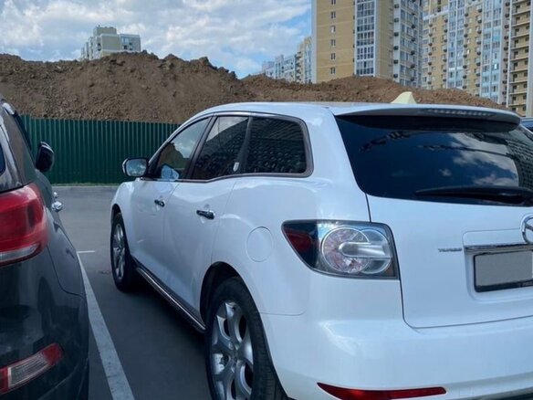 2010 Mazda CX-7 I Рестайлинг, белый, 1100000 рублей - вид 11