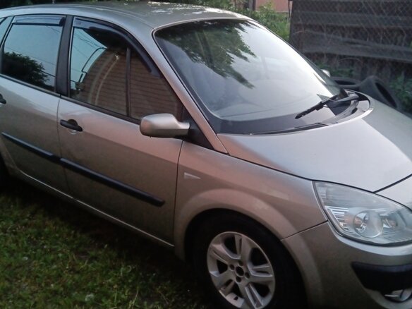 2007 Renault Scenic II Рестайлинг, серый, 470000 рублей - вид 1