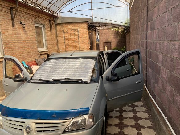2005 Renault Logan I, серый, 635000 рублей - вид 1
