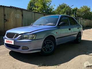 2004 Hyundai Accent ТагАЗ II, фиолетовый, 470000 рублей, вид 1