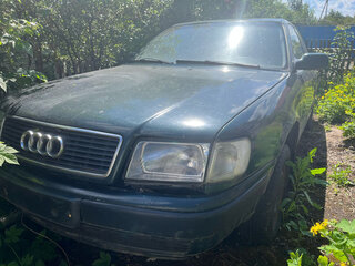 1991 Audi 100 IV (C4), зелёный, 80000 рублей, вид 1