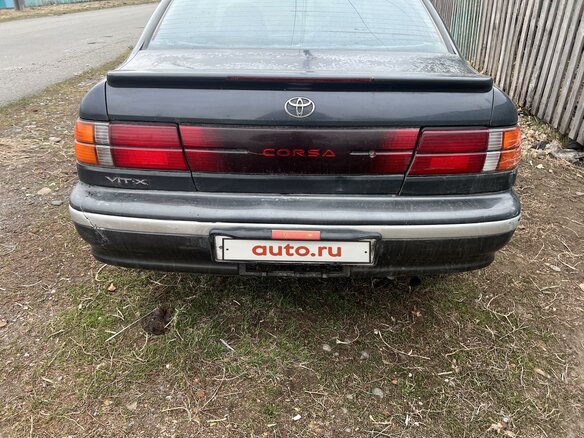 1993 Toyota Corsa IV (L40), чёрный, 280000 рублей - вид 4