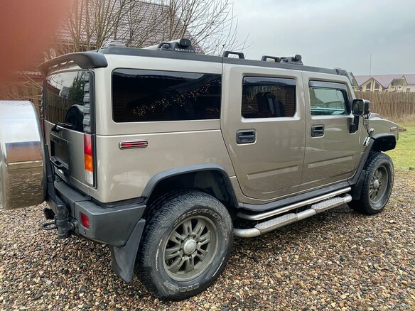 2005 Hummer H2 I, бежевый, 2121000 рублей - вид 4