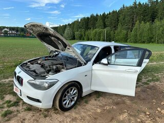 2012 BMW 1 серии 116i II (F20/F21), белый, 1390000 рублей, вид 2