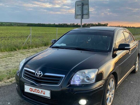 2006 Toyota Avensis II Рестайлинг, чёрный, 1299000 рублей - вид 1