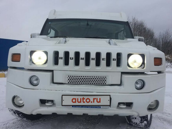 2007 Hummer H2 I, белый - вид 2