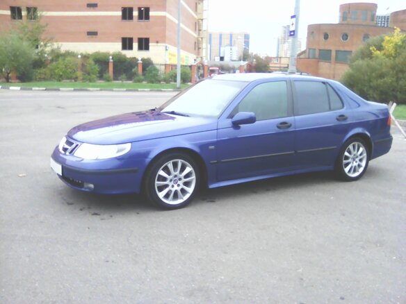2002 Saab 9-5 I Рестайлинг, синий - вид 1
