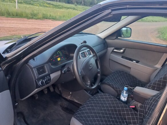 2012 Lada (ВАЗ) Priora I, чёрный, 260000 рублей - вид 4