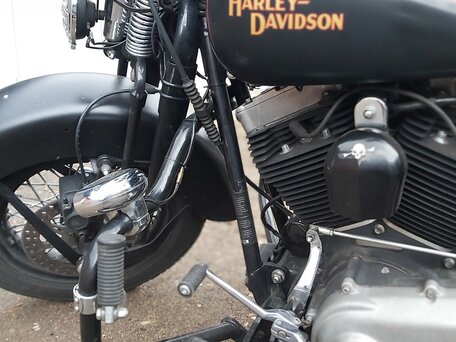 2008 Harley-Davidson Cross Bones, чёрный, 1150000 рублей, вид 4