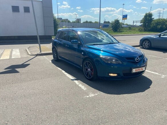 2006 Mazda 3 I (BK) Рестайлинг, голубой, 950000 рублей - вид 3