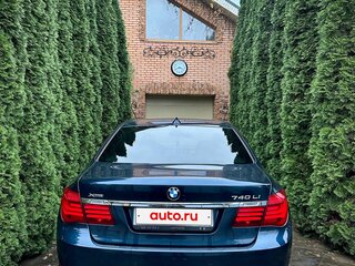 2013 BMW 7 серии Long 740Li xDrive V (F01/F02/F04) Рестайлинг, синий, 2700000 рублей, вид 5