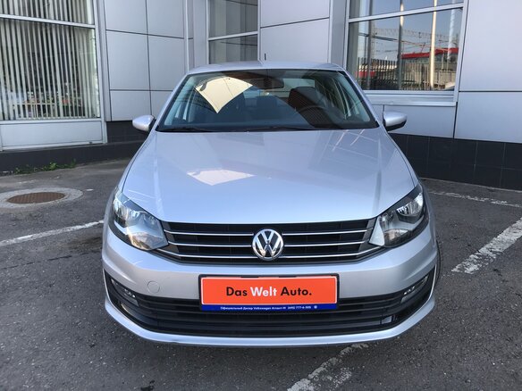 2018 Volkswagen Polo V Рестайлинг, серебристый - вид 3