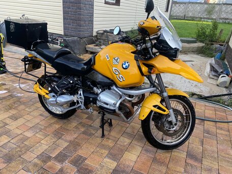 2002 BMW R 1150 GS, жёлтый, 400000 рублей, вид 1