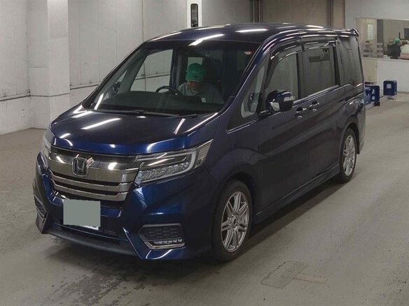 2021 Honda Stepwgn Spada V Рестайлинг, синий, 2265000 рублей - вид 11
