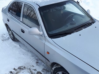 2005 Hyundai Accent ТагАЗ II, серебристый, 350000 рублей, вид 2