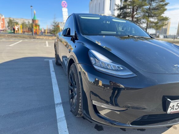 2020 Tesla Model Y Long Range I, чёрный - вид 14