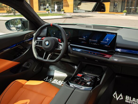 2025 BMW M5 VII (G90), зелёный - вид 15