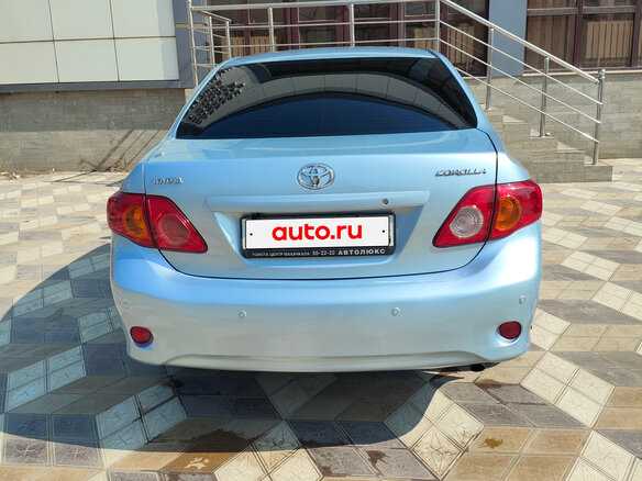 2008 Toyota Corolla AMT X (E140, E150), голубой, 1250000 рублей