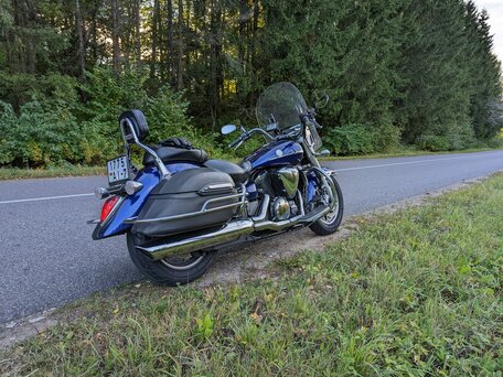 2008 Yamaha XVS1300, синий, 674797 рублей, вид 2