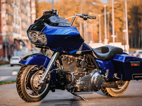 2011 Harley-Davidson Road Glide, синий, 1200000 рублей