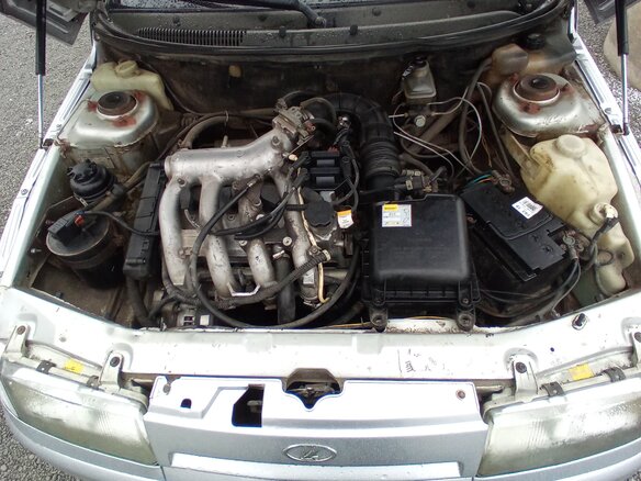 2004 Lada (ВАЗ) 2112, серый, 260000 рублей - вид 9
