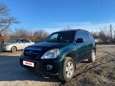 2007 Chery Tiggo (T11) I, зелёный, 450000 рублей, вид 3