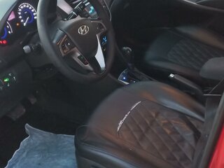 2015 Hyundai Solaris I Рестайлинг, красный, 950000 рублей, вид 5